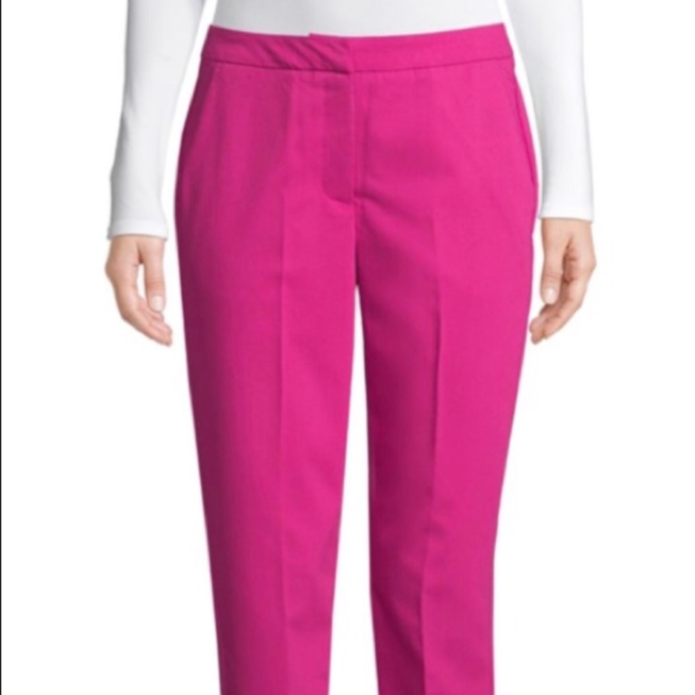 Fuchsia pink cigarette pants 💖